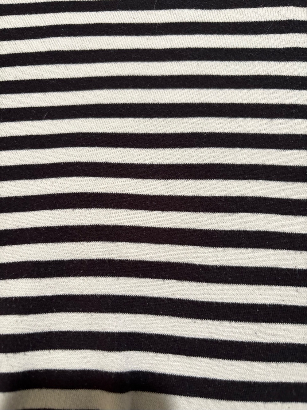 We The Free Black & White Striped Top with Bright Blue Trim - Picture 7 of 7